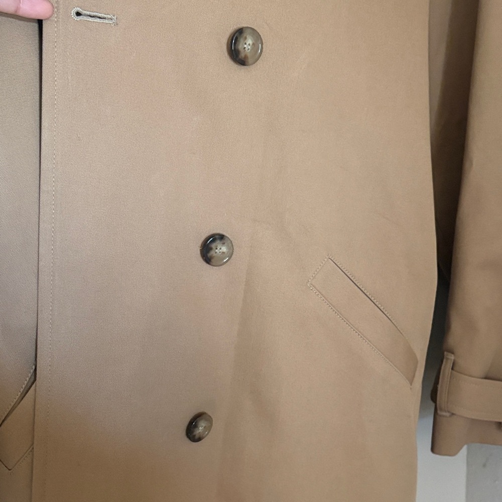 Sezane Scott Tan Trench Coat - Picture 7 of 11